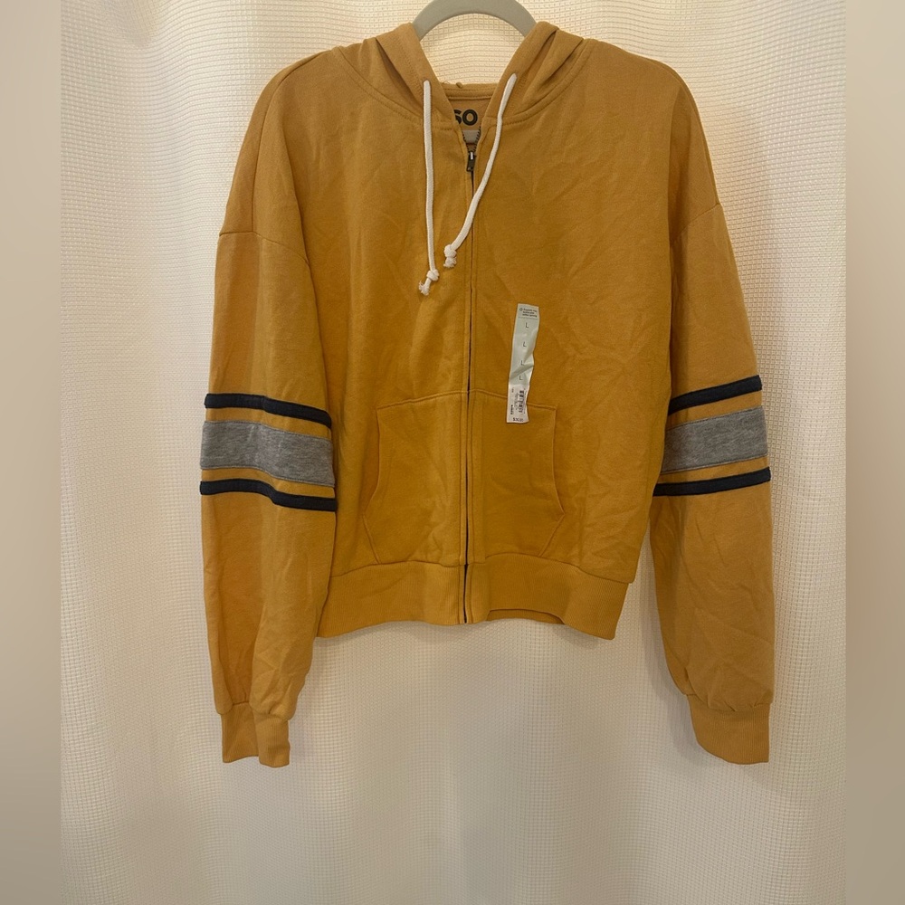 Women's SO zipper jacket. Size Large